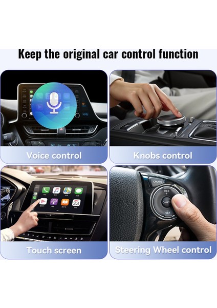 Kia Sportage K5 Karnavalı Picanto Soul Seltos Telluride Niro Ev6 Için 2ın1 Kablosuz Carplay Adaptörü Android Auto (Yurt Dışından) modelleri