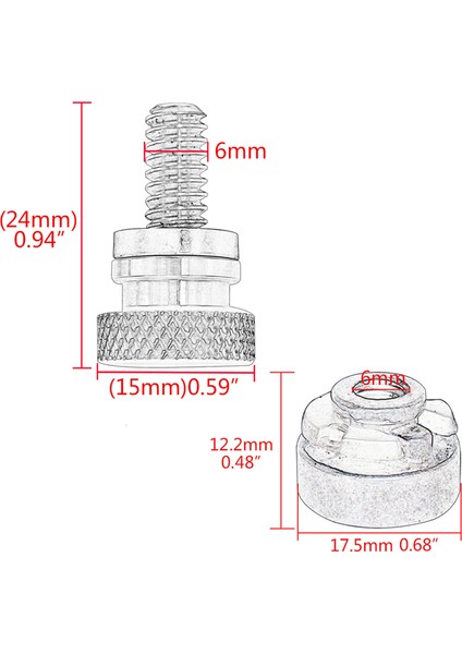 1/4in Siyah Arka Çamurluk Yolcu Koltuk Cıvatası Sekme Sportster Xl 883 1200 Fatboy Road King Softail Aksesuarları (Yurt Dışından) fırsatları