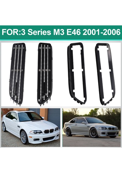 Bmw 3 Serisi M3 E46 2001-2006 Çamurluk Hava Havalandırma Trim Kapağı 51137895913 51137895914 (Yurt Dışından) fırsatları
