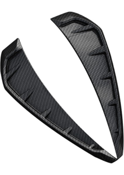 Karbon Fiber Ön Çamurluk Yan Spoyler Havalandırma Hava Kanadı Kapak Trimi Honda Civic 10TH 2016-2019 (Yurt Dışından)