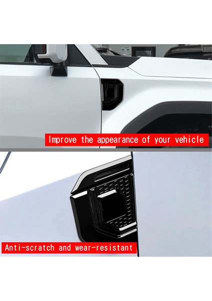 Toyota Prado LC250 2024 Araç Için Araç Sade Çalıştırma Hava Outlet Kapak Döşeme Geri Dış Aksesuarlar Parlak Siyah (Yurt Dışından) modelleri