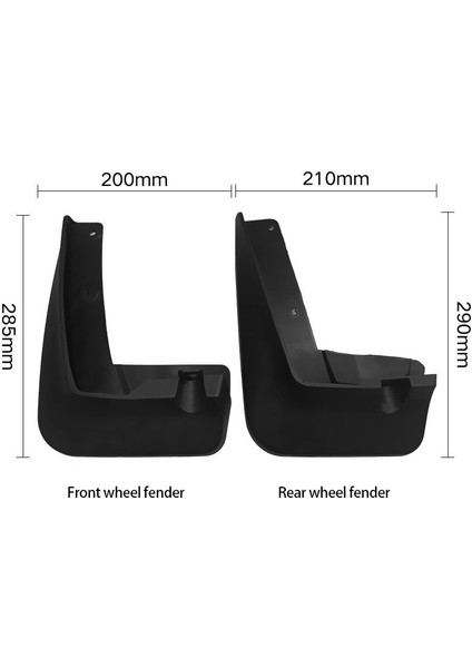 -Bmw X2 F39 2018 2019 2020 2021 Ön Arka Araç Çamurluk Çamurluk Çamur Koruma Fleps Splash Flep Mudguards (Yurt Dışından) fırsatları