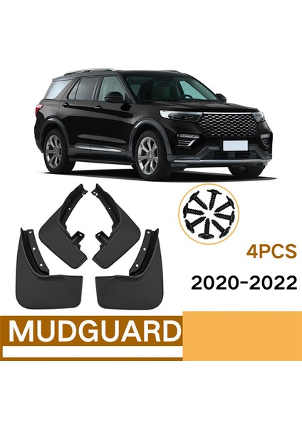 Ford Explorer Için Araba Çamurlukları 2020-2022 Çamurluk Çamur Koruma Flep Splash Flaps Çamur Varlık Aksesuarları (Yurt Dışından) fırsatları