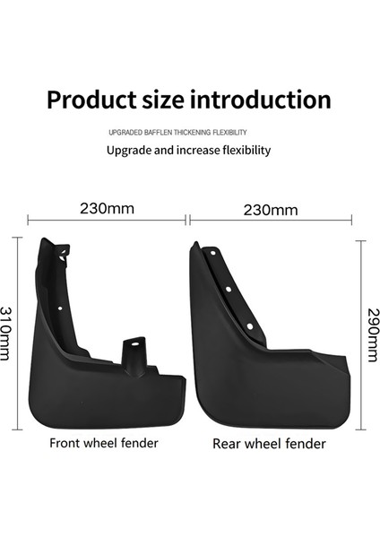 Ford Explorer Için Araba Çamurlukları 2020-2022 Çamurluk Çamur Koruma Flep Splash Flaps Çamur Varlık Aksesuarları (Yurt Dışından) indirimleri