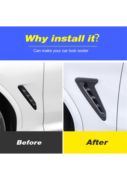 1paır Ön Taraftaki Çamurluk Hava Çıkış Kapağı Bmw Için X3 G01 X4 G02 2018-2024 Araç Stil Havalandırma Çamurluk Karbon Fiber (Yurt Dışından) fırsatları