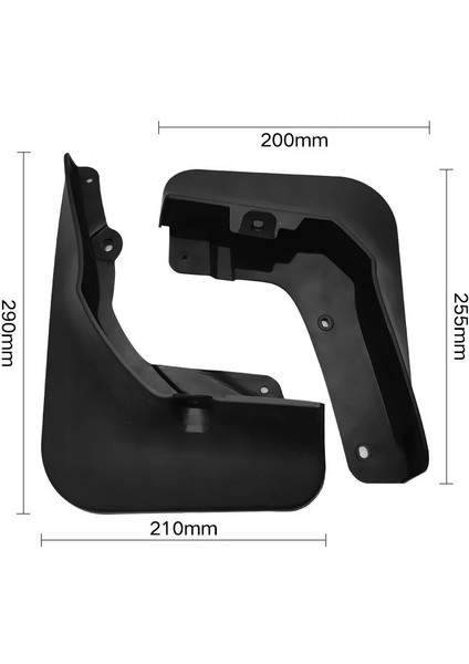 Geely Atlas Boyue Pro 2020-2021 Çamurlu Çamurluk Çamur Çamur Flep Guard Guard Mudguards Araç Aksesuarları (Yurt Dışından) indirimleri