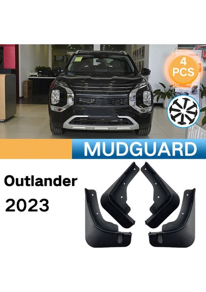 Mitsubishi Outlander Için Araba Çamurlukları 2023 Çamurluk Çamur Koruma Flep Splash Flaps Çamur Flaps Aksesuarlar (Yurt Dışından) fırsatları