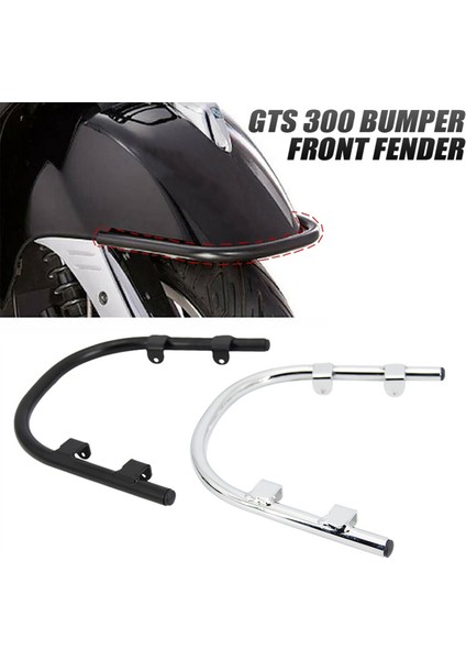 Vespa GTS300/GTS250/GTV300 2008-2023 Motosiklet Tampon Aksesuarları Için Motosiklet Çamurluk Tampon Çarpışma Çubuğu Gümüş (Yurt Dışından) indirimleri