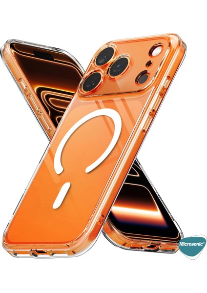 Apple iPhone 17 Pro Kılıf Magsafe Clear Soft Şeffaf indirimleri