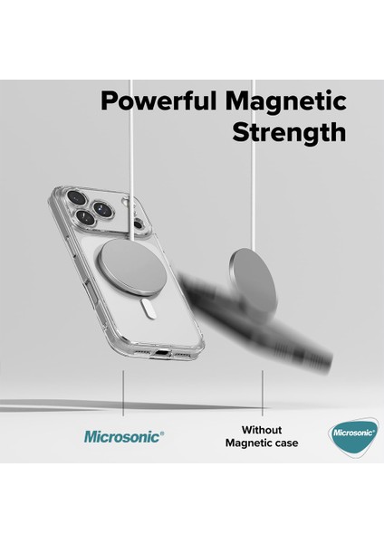 Apple iPhone 17 Pro Kılıf Magsafe Clear Soft Şeffaf