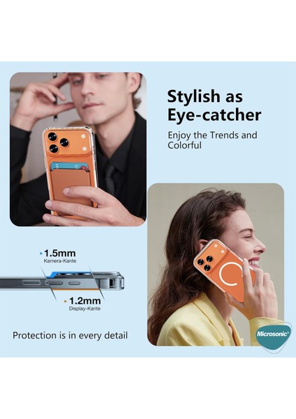 Apple iPhone 17 Pro Kılıf Magsafe Clear Soft Şeffaf