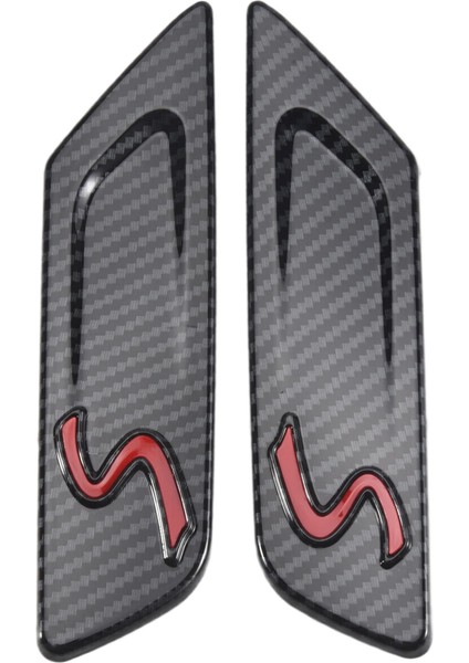 2pcs Araba Karbon Fiber Yan Dönüş Sinyali Kapağı Trim Çamurluk Çıkartma Dekorasyonu Mini Cooper Clubman 2022 (Yurt Dışından)