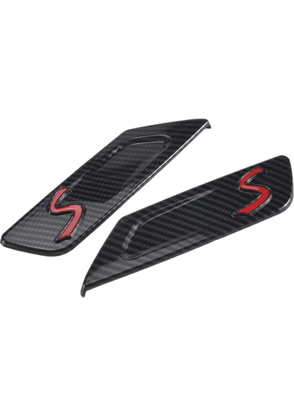 2pcs Araba Karbon Fiber Yan Dönüş Sinyali Kapağı Trim Çamurluk Çıkartma Dekorasyonu Mini Cooper Clubman 2022 (Yurt Dışından) modelleri