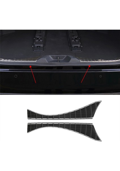 Toyota Alphard 40 Serisi 2023+ Otomobil Arka Muhafızlar Paslanmaz Çelik Gaga Çamurluk Plaka Koruyucu Koruma Siyahı Kapsar (Yurt Dışından) fiyatları