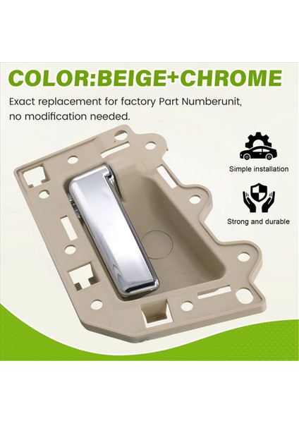 4pcs Araba Iç Kapı Kolu Jeep Grand Cherokee Için Iç Sap (Yurt Dışından)