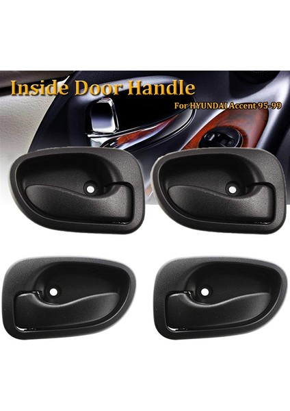 4pcs Insider Kapı Tutucu Iç Hyundai Accent 1995-1999 Otomatik Değiştirme Parçaları Için Arka Sol/sağ (Yurt Dışından) fiyatları