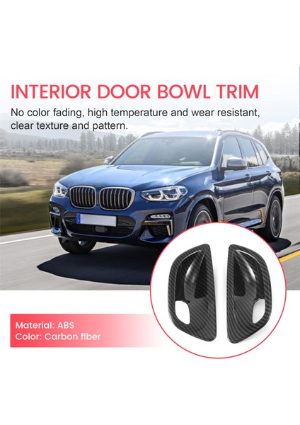 4pcs Karbon Fiber Iç Kapı Kolu Kase Kapağı For-Bmw 5 Serisi F10 2011-2016 (Yurt Dışından) fırsatları