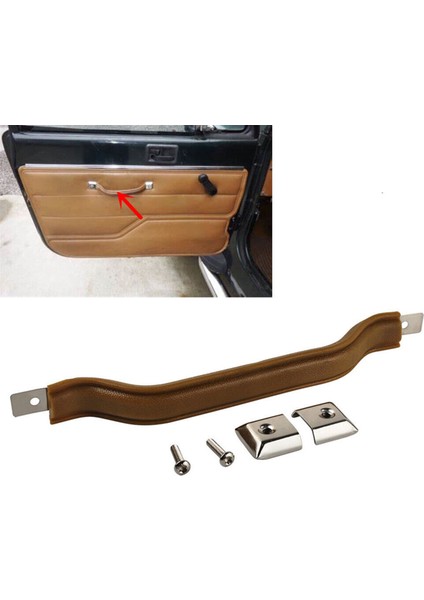 Araba Iç Kapı Kolu Jeep Için Çekme Kayışı Trim Cj5 Cj7 Cj8 Wrangler Yj 55009801KS Araç Iç Aksesuarları Kahverengi (Yurt Dışından) fiyatları