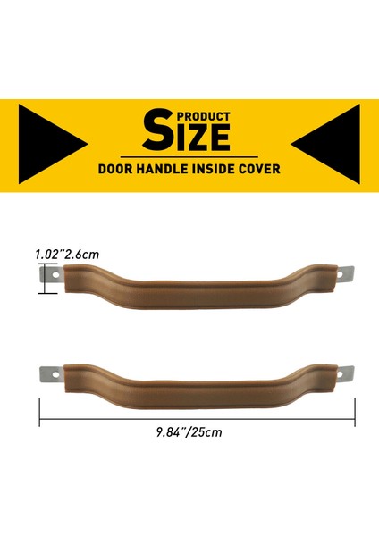 Araba Iç Kapı Kolu Jeep Için Çekme Kayışı Trim Cj5 Cj7 Cj8 Wrangler Yj 55009801KS Araç Iç Aksesuarları Kahverengi (Yurt Dışından) fırsatları