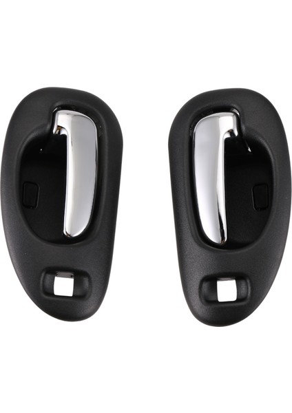 Kapı Kolu Black &amp; Chrome Iç Önde Lh &amp; Rh Çifti Chrysler Için 5102847AA 5102849AA (Yurt Dışından)