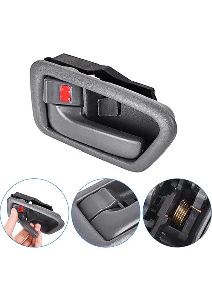 Toyota Camry Için 69205-AA010 69206-AA010 1998 1999 2000 2001 Araba Ön Iç Kapı Tutucu Değiştirme (Yurt Dışından) fırsatları