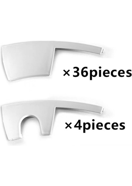 Tesla Için 40PCS Model Y 2020-2023 Hub Kapağı Jant Yaması 20 Inç Tekerlek Koruyucular Hubcap Aksesuarları Beyaz (Yurt Dışından) fırsatları