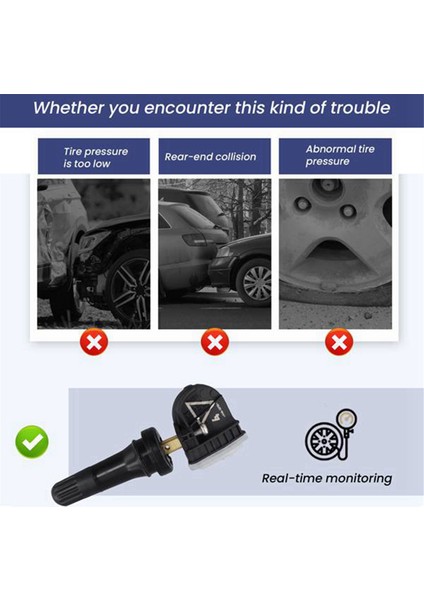 4pcs 13544442 Lastik Basınç Sensörü Izleme Sistemi Tpms Gm Buick Chevrolet Cadillac Ct6 Opel Için 433MHZ (Yurt Dışından) fırsatları