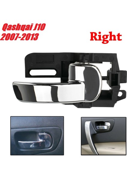 Iç Kapı Kolu Ön Arka Sağ Nissan Qashqai Için J10 2007-2013 80670JD00E (Yurt Dışından) fiyatları