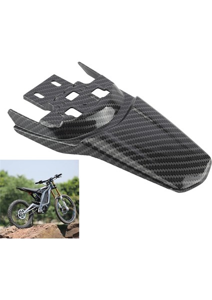 Sur Için -Ron Işık Arı Arka Çamurlu Motosiklet Çerçevesi Surron Karbon Fiber Arka Çamurluk Kir Bisiklet Çamur Guard Motokros (Yurt Dışından) fiyatları