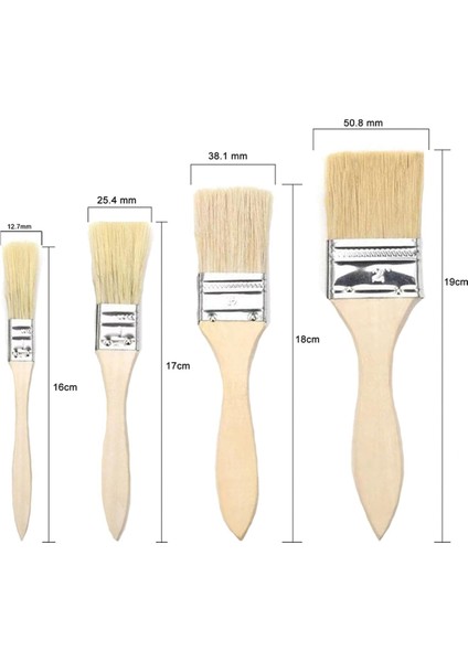 Düz Fırça Seti 26 Parçalı Fırça Seti 12253850 mm Genişlik (Yurt Dışından) fiyatları