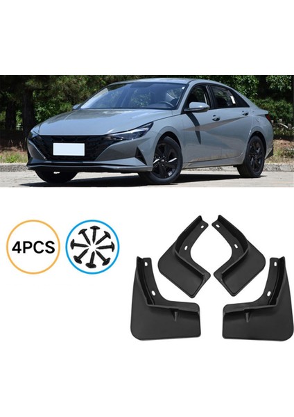 Araba Çamurlu Çamur Kanatları Sıçrama Muhafızları Mudguards Hyundai Elantra Için Ön Arka Çamurluk Koruyucu 2021-2024 (Yurt Dışından) modelleri