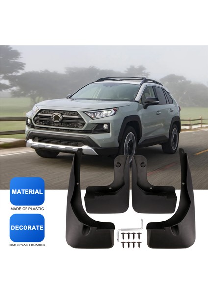 Toyota Rav4 XA40 2013 2014 2015 Için Araba Çamurluk Su Koruması Yumuşak Çamurluk Cildi (Yurt Dışından) indirimleri