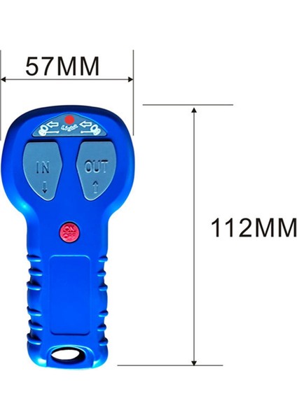 12V 24V Su Geçirmez Araba Kablosuz Vinç Elektrikli Uzaktan Kumanda (Yurt Dışından) fiyatları
