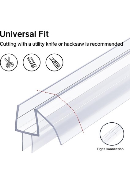 38 Inç Cam Için Çerçevesiz Cam Duş Kapısı Contası (Yurt Dışından) indirimleri