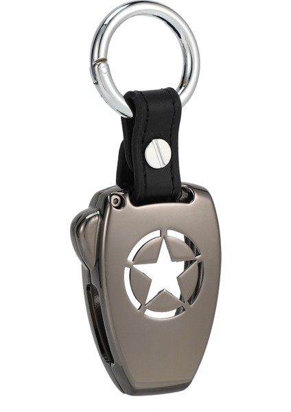 Jeep Wrangler Için Araba Ana Zinciri Kılıf Kabuk Halkası Kapak Koruyucu Tutucu Jep Compass Için 2008-2017 2008-2015 Patriot 2011-2015, Siyah (Yurt Dışından)