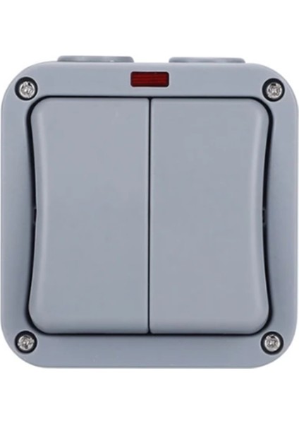 IP66 Duvar Elektrik Anahtarı 220V Işık Açma Kapama Güvenlik Düğmesi B (Yurt Dışından)