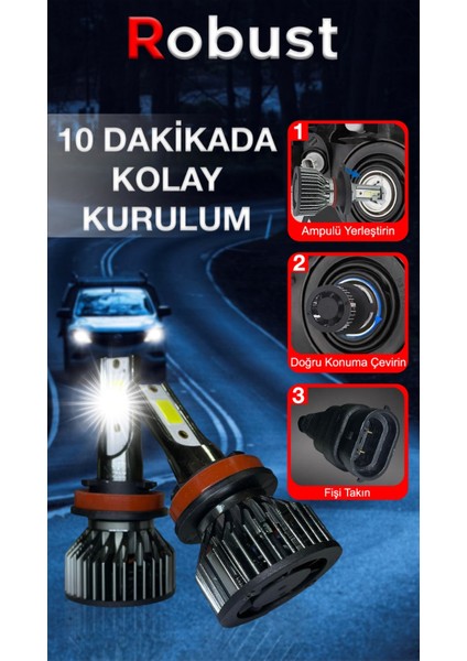 Led Xenon 9006 S2 Series 8.000 Lümen 36 Watt Dob Led 12v-24v. indirimleri