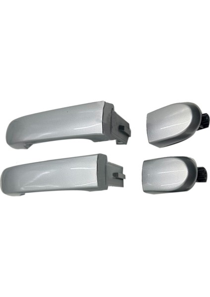 1paır Ön Dış Dış Kapı Kolu 80644-EL12A 82641-EL12A Nissan Için Versa 2007-2012 Çekme Fl+Fr Gümüş (Yurt Dışından)