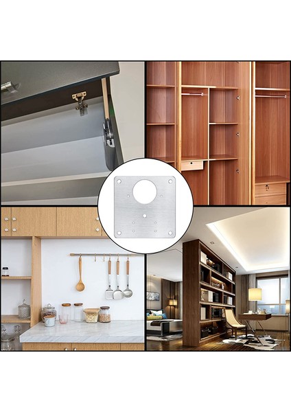 Mobilya Dolap Kapısı Için Menteşe Onarım Sabitleme Braketi Plaka Takımı (Yurt Dışından) modelleri