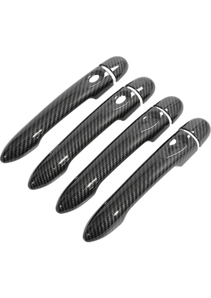 Araba Dış Kapı Tutucu Kapak Trim Mercedes Benz Smart 453 Forfour 16-2021 Araba Dış Kolu Karbon Fiber Desen (Yurt Dışından)