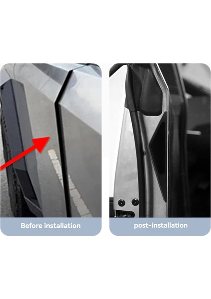 4pcs Kamyon 2024 Tesla Siber Pikap Parmak Izi Dayanıklı Kapı Tutucu Otomatik Değiştirilmiş Aksesuarlar (Yurt Dışından) fırsatları