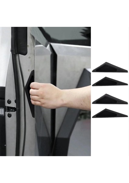 4pcs Kamyon 2024 Tesla Siber Pikap Parmak Izi Dayanıklı Kapı Tutucu Otomatik Değiştirilmiş Aksesuarlar (Yurt Dışından) indirimleri