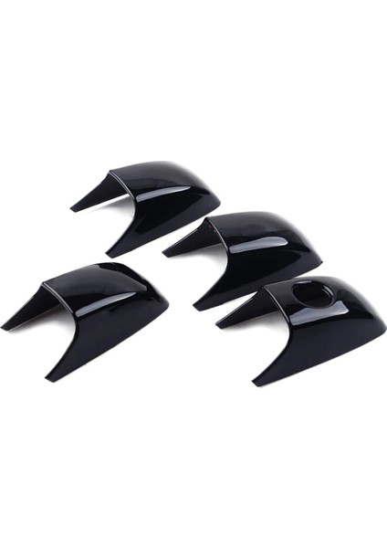 8pcs/set Parlak Siyah Dış Kapı Kolları Jeep Grand Cherokee Dodge Durango 2011-2019 (Yurt Dışından)