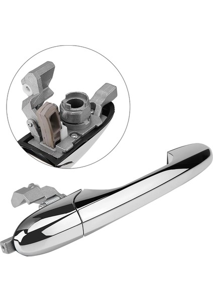 1paır Side Chrome Kapı Tutucu 68069942AC 68069943AC Fiat Için 500 2007-2020 Alfa Romeo 147 2000-2010 (Yurt Dışından) fırsatları