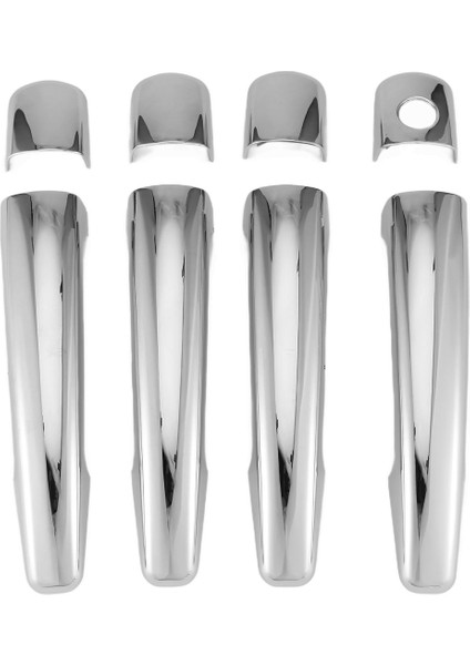 Peugeot 208 2012-2018 Için Luxuriou Chrome Dış Kapı Kolu Kapak Araç Aksesuarları Çıkartmaları Trim Seti (Yurt Dışından)