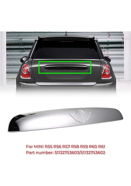 Bmw Mini Cooper R56 R57 R58 2007-2013 51132753603 Siyah (Yurt Dışından) indirimleri