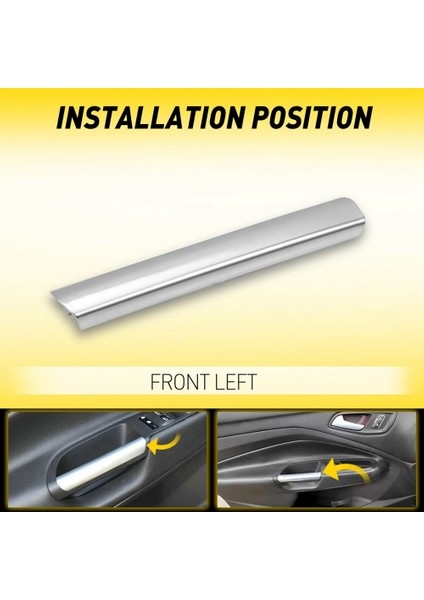 Ön Kapı Kolu Kapmak Trim Kalıplama CJ5Z-7822621-BA Ford Escape 2013-2019 Iç Kapı Tutucu Dekoratif Şerit (Yurt Dışından) indirimleri