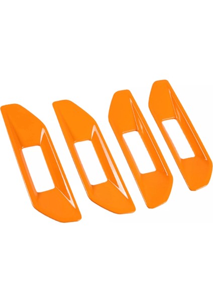 Ford Ranger Için 2023 2024 Araba Kapısı Koltuk Kapağı Çerçeve Trim Iç Aksesuarlar Turuncu (Yurt Dışından)