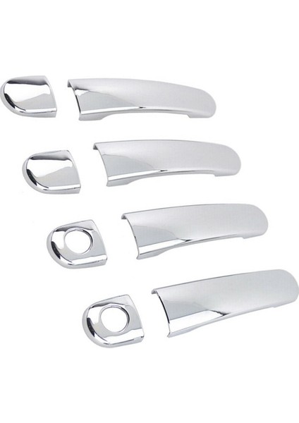 Golf Için 8pcs 4 Mk4/tavşan A4 1j 1997-2006 Kapı Kolu Kapak Trim Krom Araba Kapı Kolu Kapaklar 2 Delik (Yurt Dışından) indirimleri