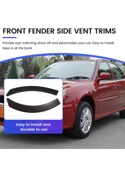 2pcs Araba Ön Çamurluk Yan Havalandırma Etiketi Kapak Mitsubishi Lancer Için Evo Stil 2008-2015 (Yurt Dışından) fırsatları